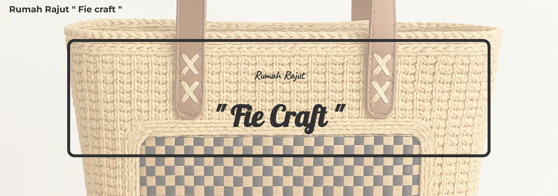 Rumah Rajut Fie Craft